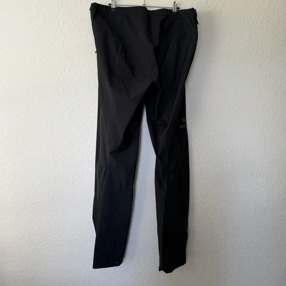 ARC'TERYX Beta Pants Men's XL Black GoreTex Nylon Lightweight‎ Shell Hiking EUC